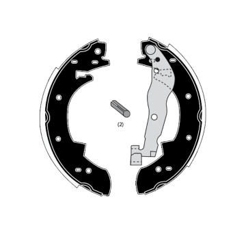 Sada brzdových čelistí RAICAM RA23330