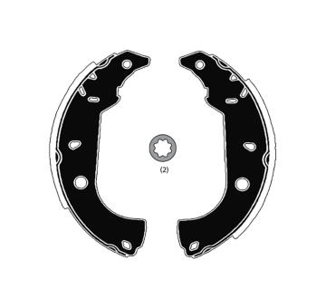 Sada brzdových čelistí RAICAM RA24860