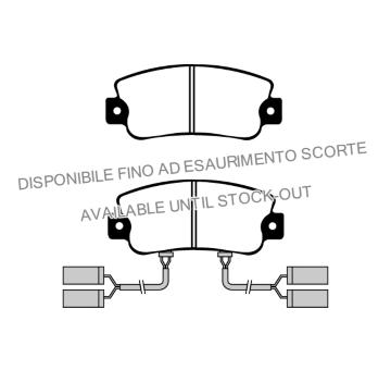 Sada brzdových destiček, kotoučová brzda RAICAM RA.0260.1