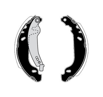 Sada brzdových čelistí RAICAM RA26021