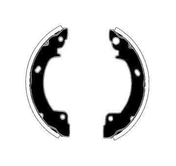 Sada brzdových čelistí RAICAM RA26410