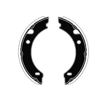 Sada brzdových čelistí, parkovací brzda RAICAM RA26900