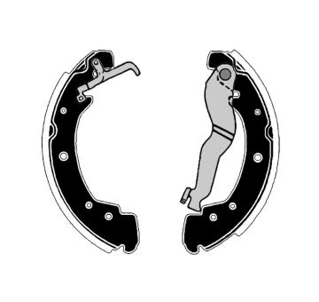 Sada brzdových čelistí RAICAM RA26910