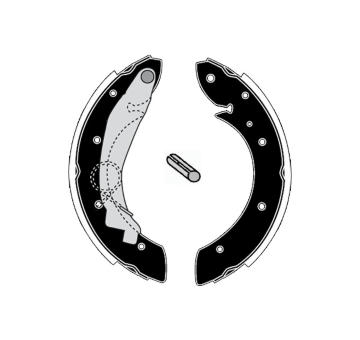 Sada brzdových čelistí RAICAM RA27330