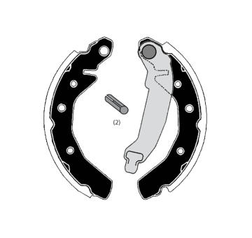 Sada brzdových čelistí RAICAM RA27430