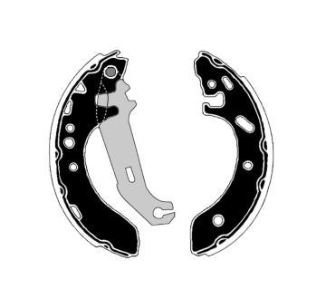 Sada brzdových čelistí RAICAM RA27880