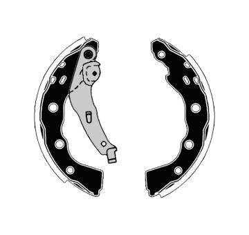 Sada brzdových čelistí RAICAM RA27940