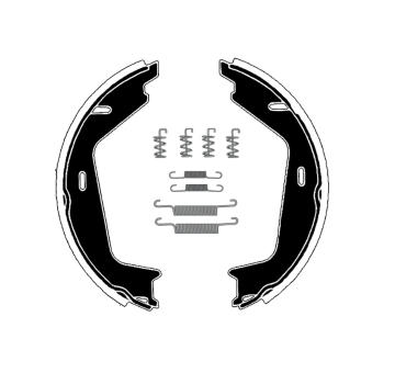 Sada brzdových čelistí, parkovací brzda RAICAM RA28371