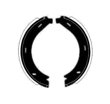 Sada brzdových čelistí, parkovací brzda RAICAM RA28440