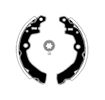 Sada brzdových čelistí RAICAM RA28450