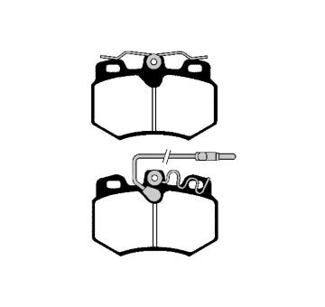 Sada brzdových destiček, kotoučová brzda RAICAM RA.0296.0