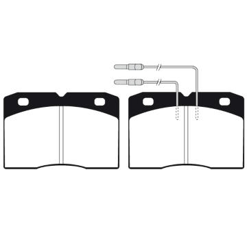 Sada brzdových destiček, kotoučová brzda RAICAM RA.0339.0
