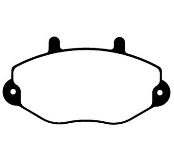 Sada brzdových destiček, kotoučová brzda RAICAM RA.0462.0