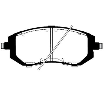 Sada brzdových destiček, kotoučová brzda RAICAM RA.0559.0