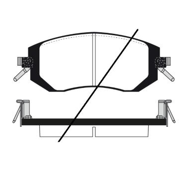 Sada brzdových destiček, kotoučová brzda RAICAM RA.0559.1
