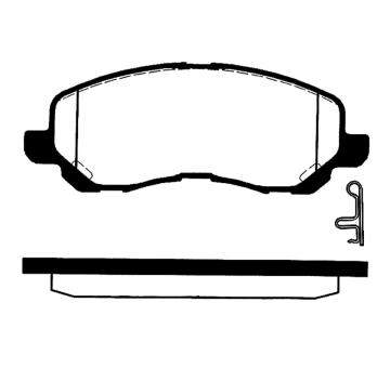 Sada brzdových destiček, kotoučová brzda RAICAM RA.0594.0