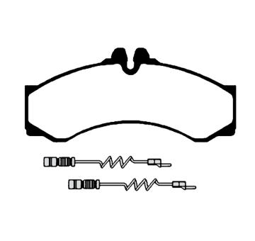 Sada brzdových destiček, kotoučová brzda RAICAM RA.0666.1