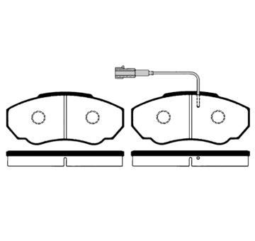 Sada brzdových destiček, kotoučová brzda RAICAM RA.0773.0