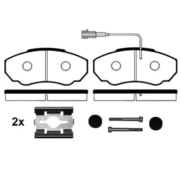 Sada brzdových destiček, kotoučová brzda RAICAM RA.0773.0K1