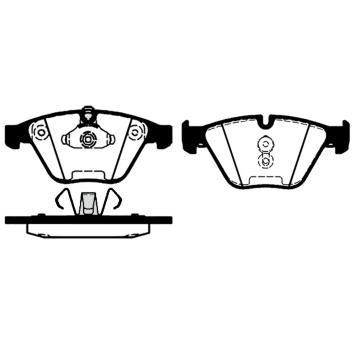 Sada brzdových destiček, kotoučová brzda RAICAM RA.0789.3