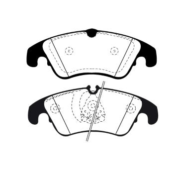 Sada brzdových destiček, kotoučová brzda RAICAM RA.0914.0