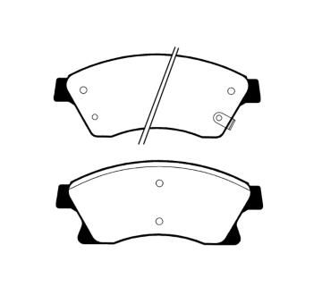Sada brzdových destiček, kotoučová brzda RAICAM RA.0969.0