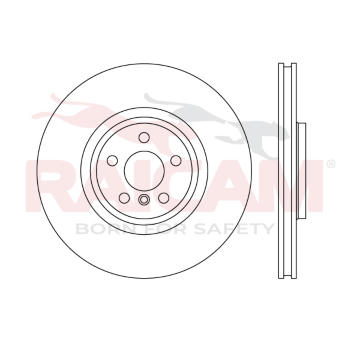 Brzdový kotouč RAICAM RD01586R