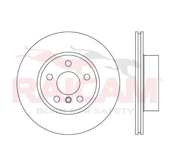 Brzdový kotouč RAICAM RD01588