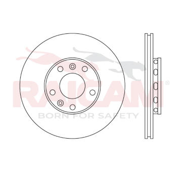 Brzdový kotouč RAICAM RD01613