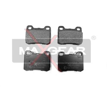 Sada brzdových destiček, kotoučová brzda MAXGEAR 19-0402