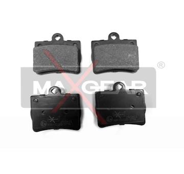 Sada brzdových destiček, kotoučová brzda MAXGEAR 19-0411