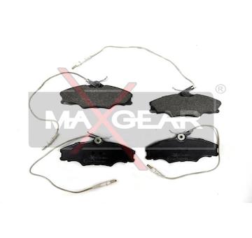 Sada brzdových destiček, kotoučová brzda MAXGEAR 19-0551