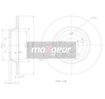 Brzdový kotouč MAXGEAR 19-0765