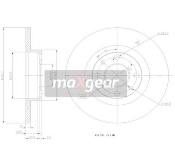 Brzdový kotouč MAXGEAR 19-0768