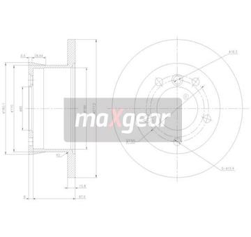 Brzdový kotouč MAXGEAR 19-0794