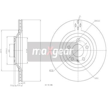 Brzdový kotouč MAXGEAR 19-1959