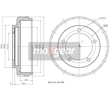 Brzdový buben Maxgear 19-2305