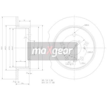 Brzdový kotouč Maxgear 19-2347