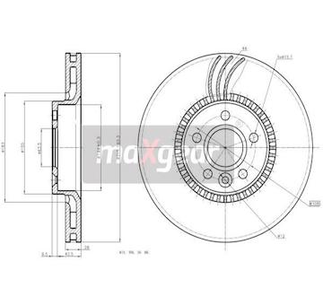 Brzdový kotouč MAXGEAR 19-2429