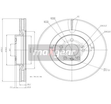Brzdový kotouč MAXGEAR 19-2690