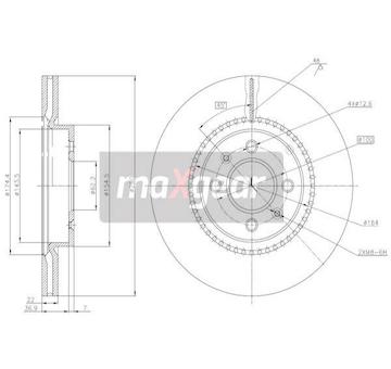 Brzdový kotouč MAXGEAR 19-3211