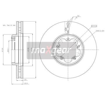 Brzdový kotouč MAXGEAR 19-3231