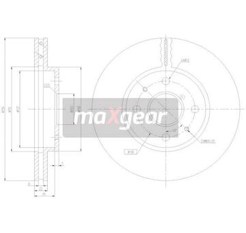 Brzdový kotouč MAXGEAR 19-3347