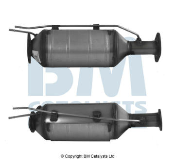 Filter sadzí/pevných častíc výfukového systému BM CATALYSTS BM11006