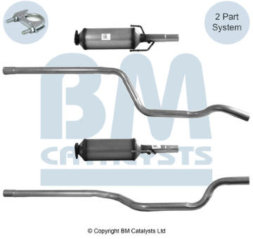 Filtr sazových částic, výfukový systém BM CATALYSTS BM11062