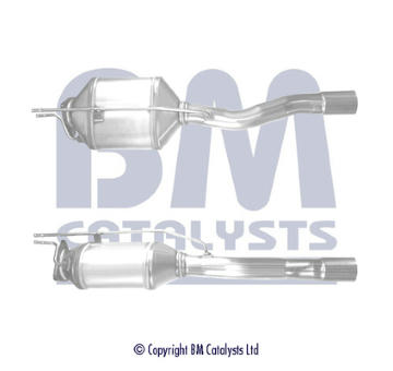 Filtr pevnych castic, vyfukovy system BM CATALYSTS BM11095