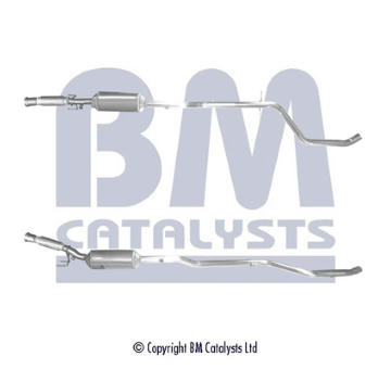 Filtr sazových částic, výfukový systém BM CATALYSTS BM11277H