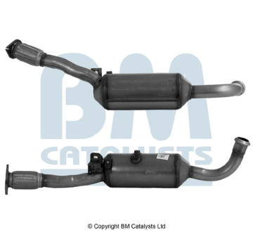Filter sadzí/pevných častíc výfukového systému BM CATALYSTS BM11285H