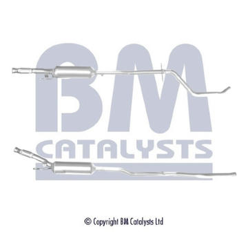 Filtr pevnych castic, vyfukovy system BM CATALYSTS BM11320HP