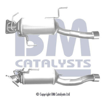 Filtr sazových částic, výfukový systém BM CATALYSTS BM11341P